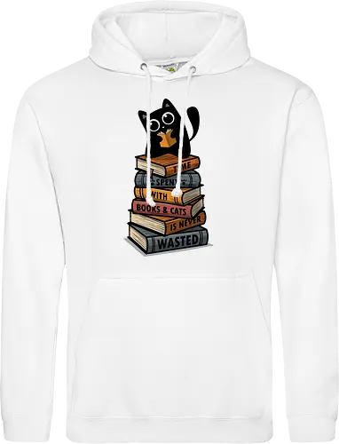 Time Spent With Books & Cats Is Never Wasted