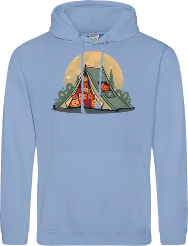 Cat Camping - camping, Cats, kitten, wilderConsoles - Standard Hoodie