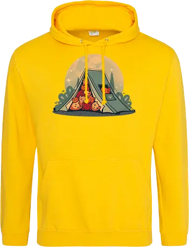 Cat Camping - camping, Cats, kitten, wilderConsoles - Standard Hoodie
