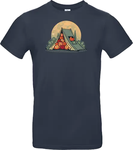 Cat Camping - camping, Cats, kitten, wilderConsoles - Standard T-Shirt