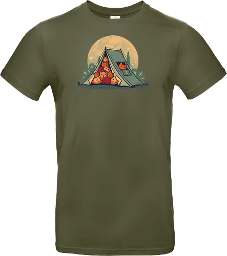 Cat Camping - camping, Cats, kitten, wilderConsoles - Standard T-Shirt