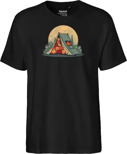 Cat Camping - camping, Cats, kitten, wilderConsoles - Fairtrade T-Shirt