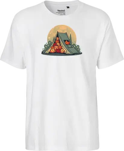Cat Camping - camping, Cats, kitten, wilderConsoles - Fairtrade T-Shirt
