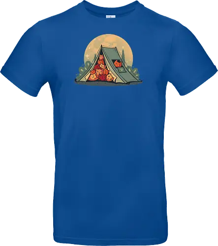 Cat Camping - camping, Cats, kitten, wilderConsoles - Standard T-Shirt
