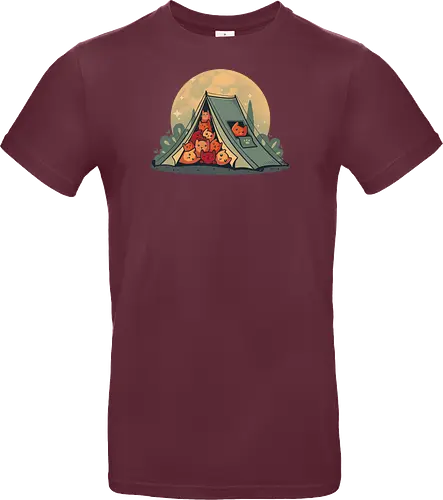 Cat Camping - camping, Cats, kitten, wilderConsoles - Standard T-Shirt