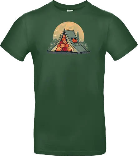 Cat Camping - camping, Cats, kitten, wilderConsoles - Standard T-Shirt