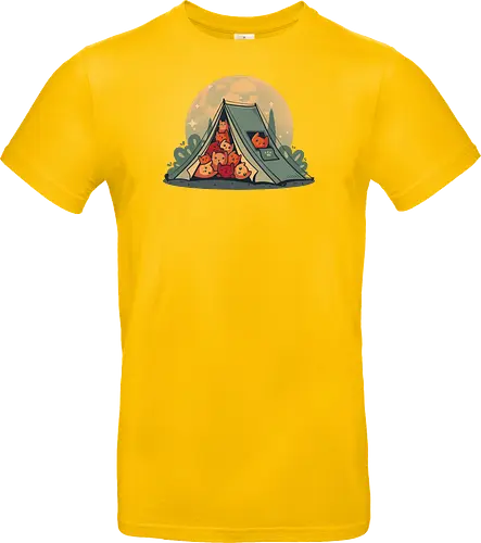 Cat Camping - camping, Cats, kitten, wilderConsoles - Standard T-Shirt
