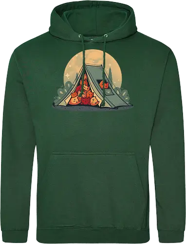 Cat Camping - camping, Cats, kitten, wilderConsoles - Standard Hoodie