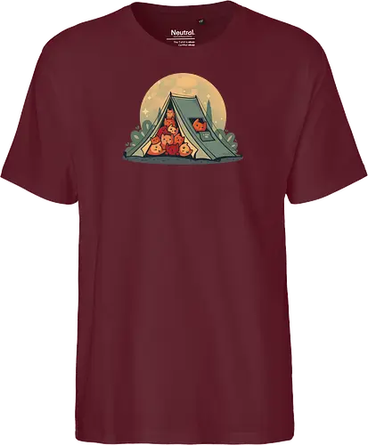 Cat Camping - camping, Cats, kitten, wilderConsoles - Fairtrade T-Shirt
