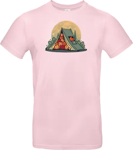 Cat Camping - camping, Cats, kitten, wilderConsoles - Standard T-Shirt