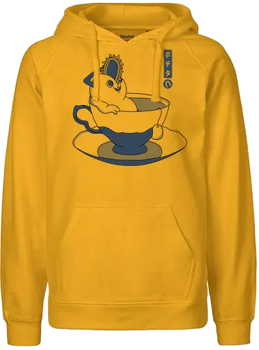 Pochit V2 - dog, chainsaw, anime, manga, t - Fairtrade Hoodie