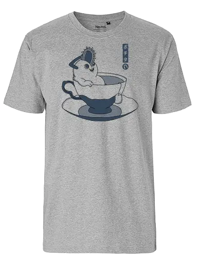 Pochit V2 - dog, chainsaw, anime, manga, t - Fairtrade T-Shirt