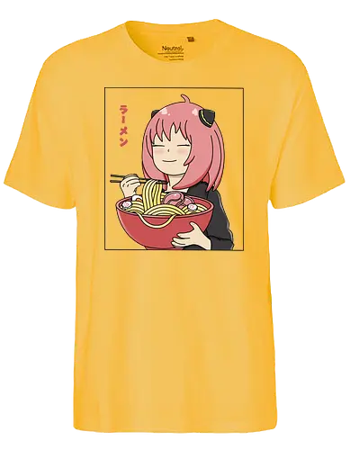 Waku - Waku Ramen - anya, Spy, family, ramen - Fairtrade T-Shirt