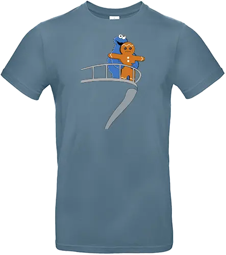 Romantic Monster - Cookie monster, titanic, Gingerbrd man - Standard T-Shirt