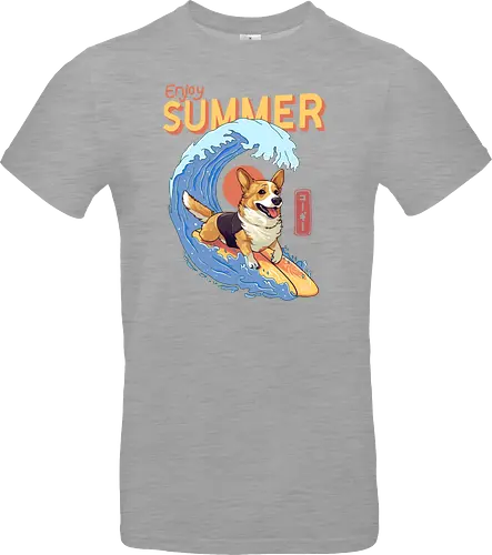 Corgi Enjoy Summer