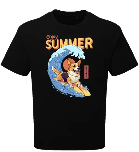 Corgi Enjoy Summer