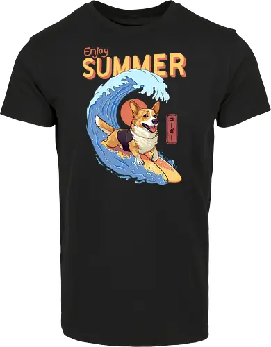 Corgi Enjoy Summer