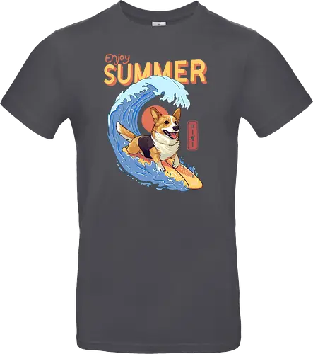 Corgi Enjoy Summer