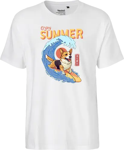 Corgi Enjoy Summer