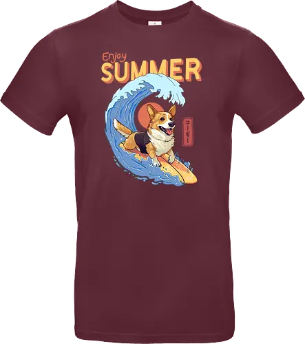 Corgi Enjoy Summer