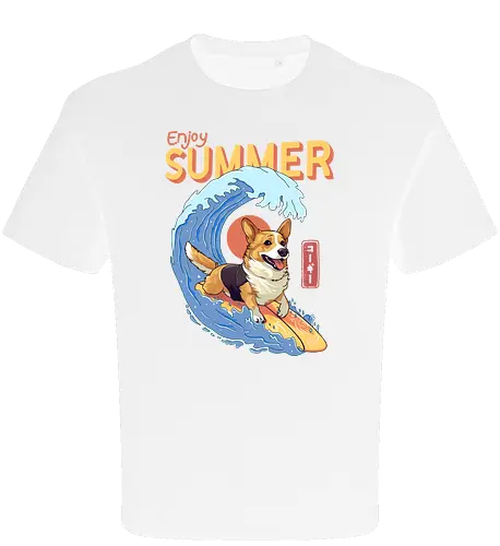 Corgi Enjoy Summer