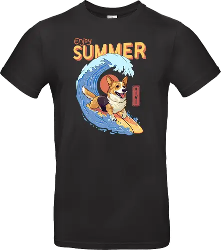 Corgi Enjoy Summer