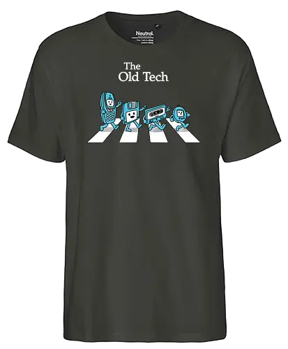 The Old Tech - retro, Tech, mashup - Fairtrade T-Shirt