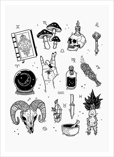 Witchy Things Minimalist