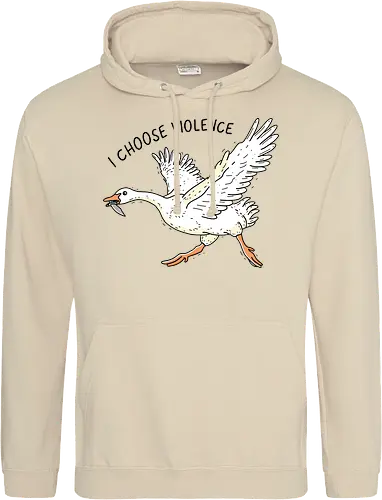 Goose Chooses Violence - goose, knife - Standard Hoodie