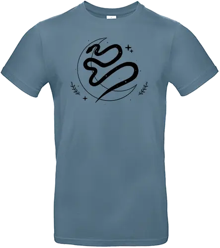 Celestial Serpent - snake, schlange, moon, mond - Standard T-Shirt