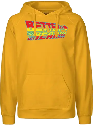 better luck next year - future, bttf, zurück, zukunft - Fairtrade Hoodie