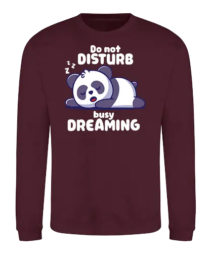 busy dreaming - panda, traum, dream - Sweatshirt