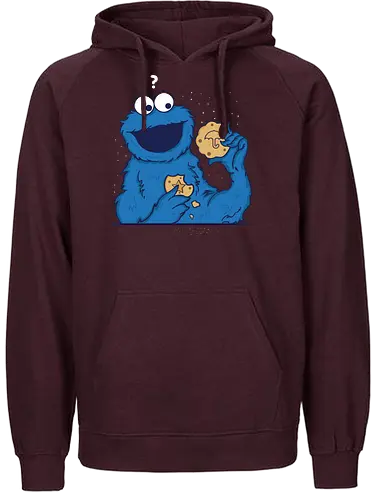 cookie game - cookie, monster, squid, game - Fairtrade Hoodie
