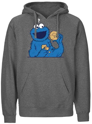 cookie game - cookie, monster, squid, game - Fairtrade Hoodie
