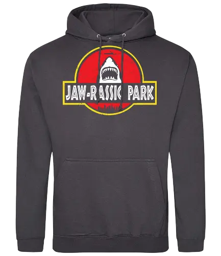 jawrassic park - jaws, shark, jurassic - Standard Hoodie
