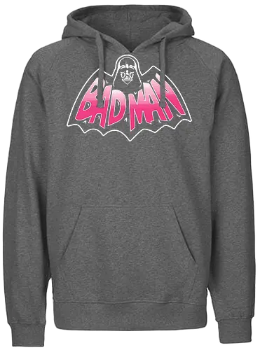 bad man - bat, vader, crossover - Fairtrade Hoodie