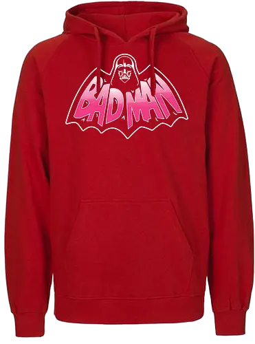 bad man - bat, vader, crossover - Fairtrade Hoodie