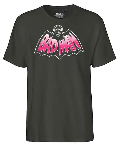 bad man - bat, vader, crossover - Fairtrade T-Shirt