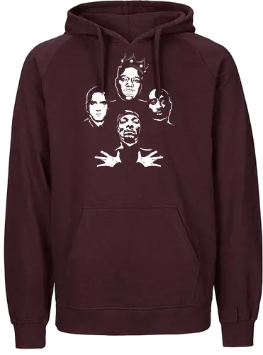 bohemian RAPsopdy - Rapper, music, Eminem, 2Pac, Snoop Dogg, queen - Fairtrade Hoodie