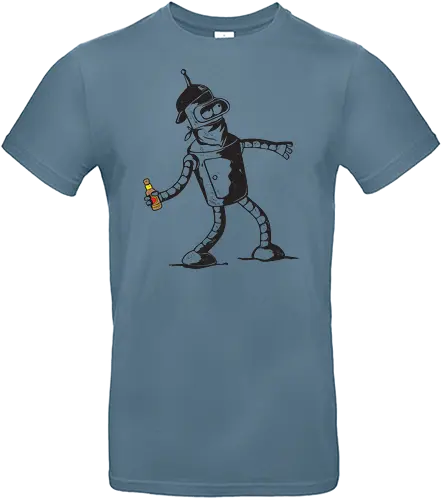 benksy - drink, bender, banksy, mashup - Standard T-Shirt