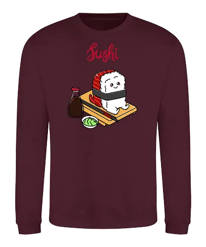 Happy Tuna Sushi - sushi, rice - Sweatshirt