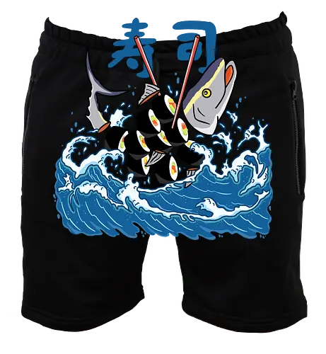 Tuna Sushi in the Wave