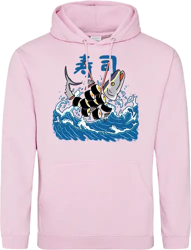 Tuna Sushi in the Wave