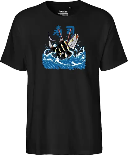 Tuna Sushi in the Wave