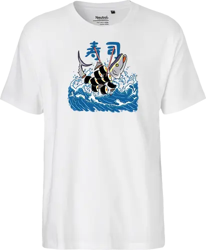 Tuna Sushi in the Wave