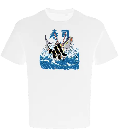 Tuna Sushi in the Wave