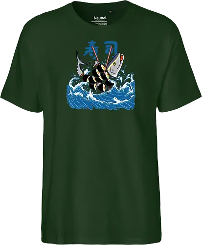 Tuna Sushi in the Wave