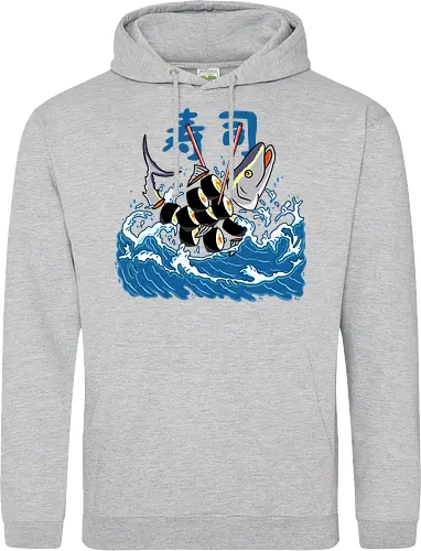 Tuna Sushi in the Wave