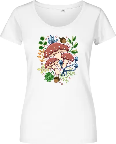 Mushroom and Floral