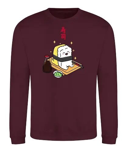 Happy Tamago Sushi - happy, sushi, Soy sauce, food - Sweatshirt